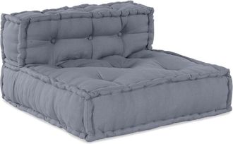 vidaXL Vidaxl - Cushion 4 pcs Grey 70 x 70 x 54 cm Polyester