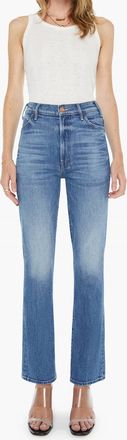 Mother Womens The Hustler Flood Jeans In All Your Eggs