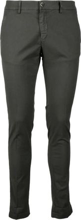 Mason's Chinos, male, Green, Size: S Cotton Elastane Pants