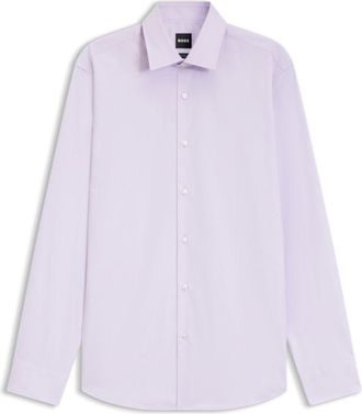 BOSS Easy-iron regular-fit shirt in stretch cotton