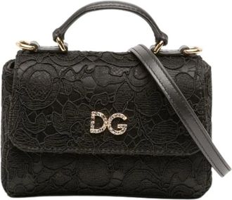 Dolce & Gabbana Pre-owned Mini Bags, female, Black, Size: ONE SIZE Pre-owned Satchel