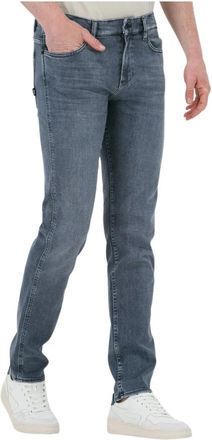 HUGO BOSS Delaware Slim-fit Jeans - Heren - Slim Fit Jeans - Grijs - W31 L34 - Katoen - Jeans