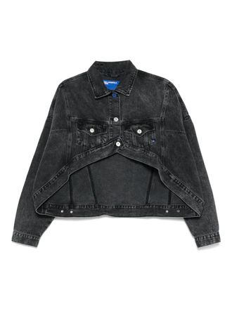 Karl Lagerfeld button-fastening denim jacket - Black