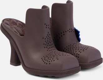 Burberry Barbican PVC mules