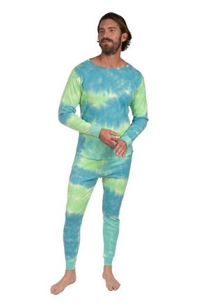Leveret Mens Cotton Tie Dye Matching Family Pajamas in Tie Dye Colorful at Nordstrom, Size Xx-Large