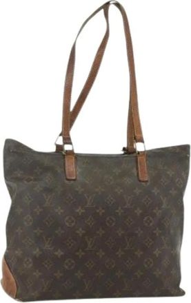 Louis Vuitton Pre-owned Tote Bags, female, Brown, Size: ONE SIZE Pre-owned Cabas Mezzo Tote Bag