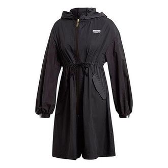 adidas (WMNS) adidas originals RYV WB Hooded Windbreaker Jacket Black GJ8276