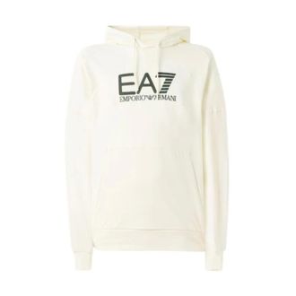 Emporio Armani Hoodies, male, Beige, Size: XL Pullover Hoodie