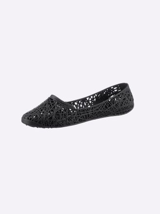 Fashy Ballerina FASHY, Damen, Gr. 36, schwarz, PVC, Schuhe Ballerina