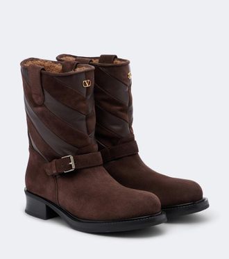 Valentino Garavani Botines Rayons de ante