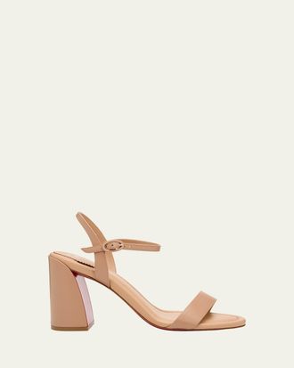 Christian Louboutin 85mm Miss Jane Leather Sandals