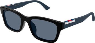 Gucci GG2092SA Asian Fit 003 Mens Sunglasses Black Size 55