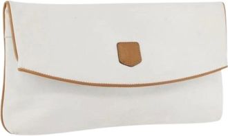 Celine Pre-owned Clutches, female, White, Size: ONE SIZE Pre-owned Vintage Clutch Bag