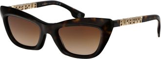 Burberry Womens Sunglasses Dark Havana Acetate