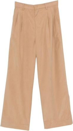 White Sand Wide Broeken - Dames - Wijde Broeken - Beige - XS - Broeken
