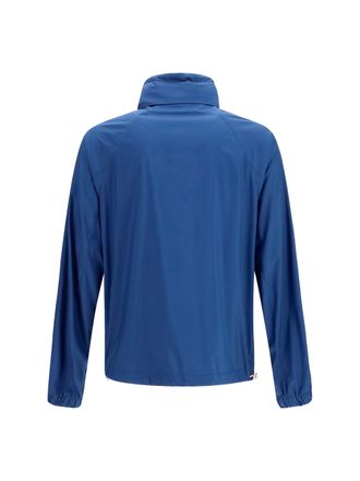 Brunello Cucinelli Mens Zip-Up Jacket Royal Polyester