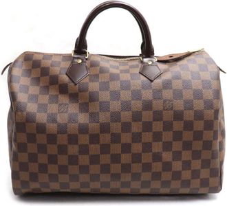 Louis Vuitton Brown Damier Canvas Damier Canvas Boston Bag (Pre-Owned)