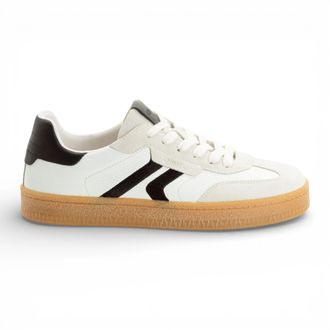 TruClothing Leather Stripe Trainer Sneaker Shoes