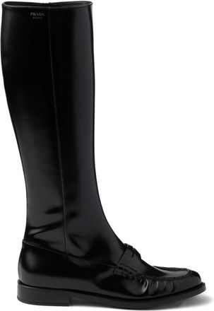 Prada Leather Zip-fastening Boots