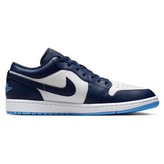 Nike Jordan Mens AJ 1 Low - Shoes Midnight Navy/Univ Blue/White Size 10.0