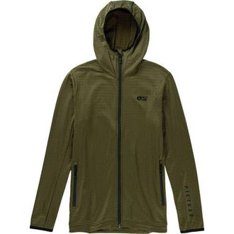 Picture Bake Grid Full-Zip Hooded Fleece - Mens in Tobacco at Nordstrom, Size X-Large