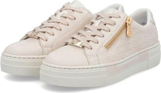 Rieker Sneaker RIEKER, Damen, Gr. 37, elfenbein, Lederimitat, Schuhe Sneaker