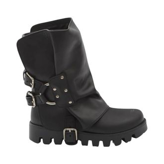 Dolce & Gabbana Dames, Schoenen, Zwart, Maat: 36 EU Leer