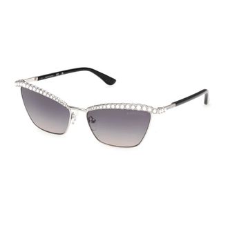 Guess Sunglasses, female, Gray, Size: 57 MM Cat Eye Sunglasses
