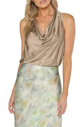Matty M Capri Cowl Neck Top in Mocha at Nordstrom Rack, Size X-Small
