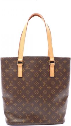 Louis Vuitton Brown Pvc Leather Handbag Tote Bag (Pre-Owned)