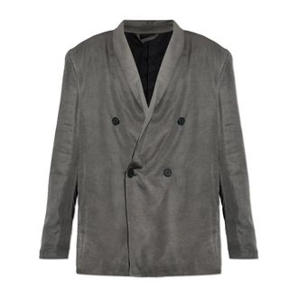 Diesel Blazers, male, Gray, Size: 2XL J-Arman-Albg Blazer