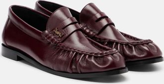 Saint Laurent Le Loafer leather penny loafers