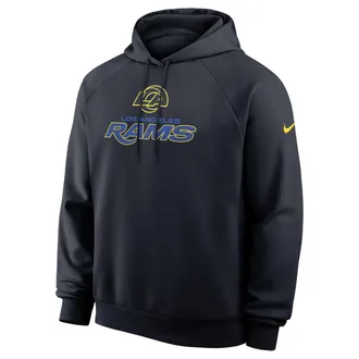 Nike Los Angeles Rams Rivalries Collection Primary Nike Mens Dri-FIT NFL Pullover Hoodie in Blue | 03EJ4FA9X-W2J