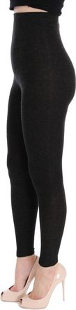 Dolce & Gabbana Womens Gray Cashmere Stretch Tights Clothing