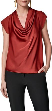 DKNY Cowl Neck Top in Sunbaked at Nordstrom, Size X-Large