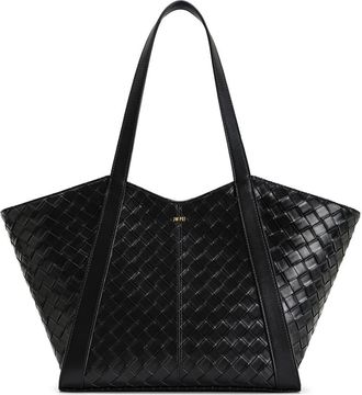 JW PEI Large Kiana Woven Tote in Black at Nordstrom