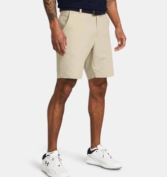Under Armour Mens Under Armour Matchplay Tech Taper Shorts Khaki Base Golf Chino KFC524