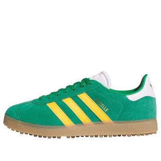adidas Gazelle Spikeless Golf Green Crew Yellow KJ5428