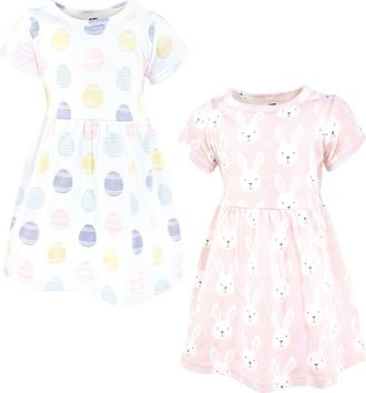 Hudson Baby 2Pk Dress in Easter Bunny Pink at Nordstrom, Size 18-24M