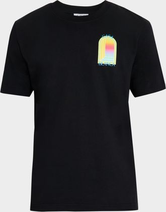 Casablanca Mens LArc Color&eacute; Organic Cotton T-Shirt