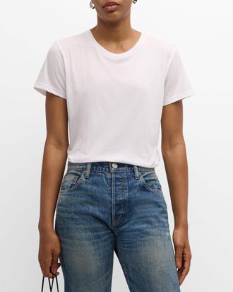 Rails Classic Luxe Cotton Jersey Crewneck T-Shirt