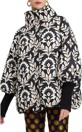 La DoubleJ St. Moritz Reversible Jacket in Jacquard Winter Sun Black at Nordstrom, Size X-Large