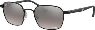 Ray-Ban RB3664CH Polarized 002/5J Mens Sunglasses Black Size 50
