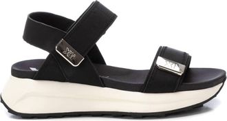 Xti Womens Casual Wedge Sandals In Black