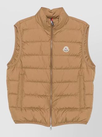 Moncler contrin down stand collar gilet