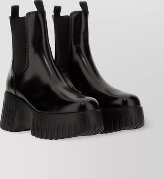 Hogan chunky sole chelsea boot