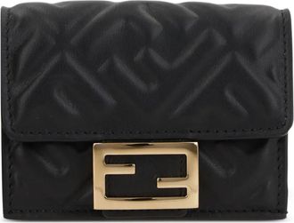 Fendi Portafoglio con applicazione - Nero