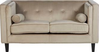 Premier Housewares Felisa Two Seater Velvet Sofa
