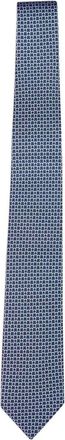 Ferragamo Blue Gancini Tie
