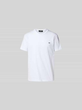 Dsquared2 T-Shirt mit Label-Detail in Weiss, Gr&ouml;&szlig;e M